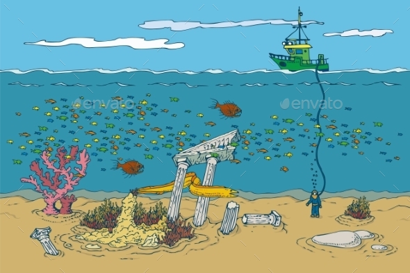 GraphicRiver Ocean and Underwater World 11004798 GraphicRiver Ocean and Underwater World 11004798