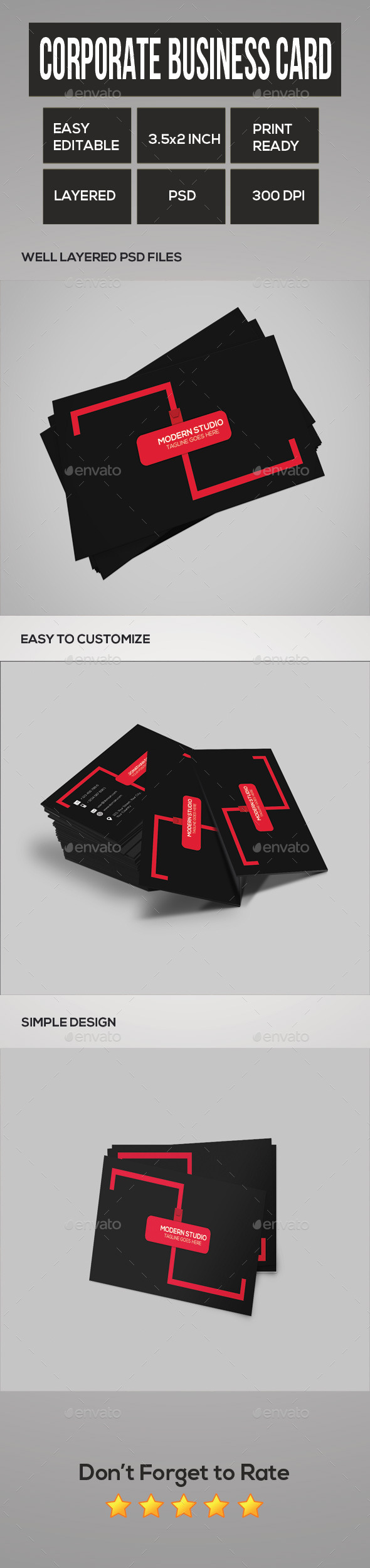 GraphicRiver Corporate Business Card 11004968 GraphicRiver Corporate Business Card 11004968