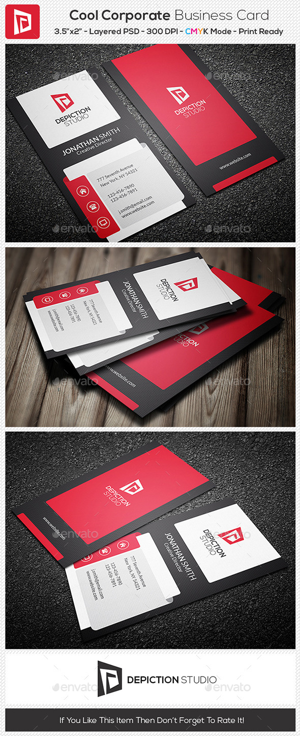 GraphicRiver Cool Corporate Business Card 11004981 GraphicRiver Cool Corporate Business Card 11004981