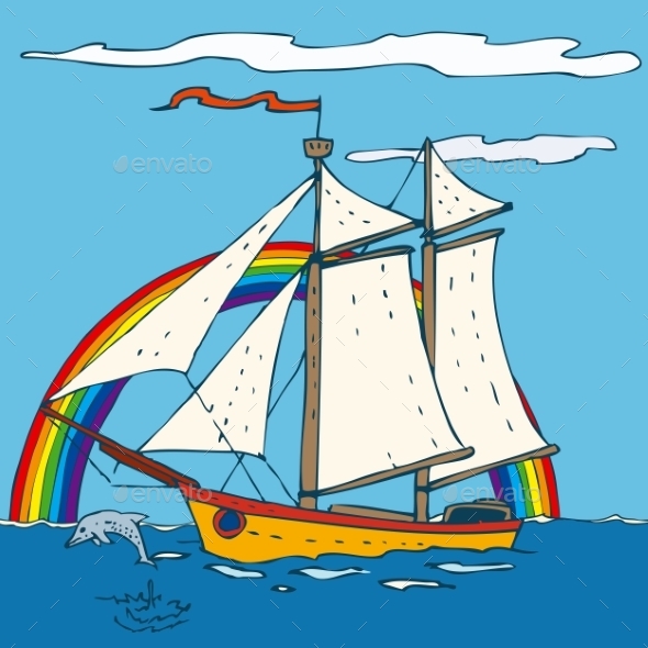 GraphicRiver Sailing Ship 11005027 GraphicRiver Sailing Ship 11005027