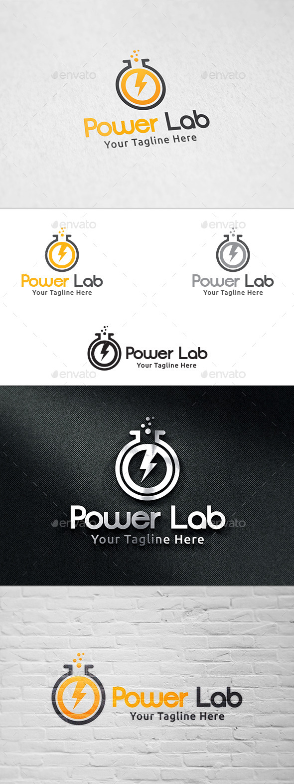 GraphicRiver Power Lab Logo Template 11005789 GraphicRiver Power Lab Logo Template 11005789