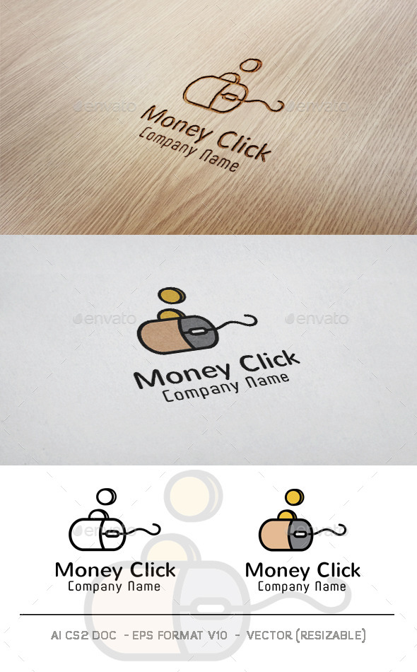 GraphicRiver Money Click Logo 11006138 GraphicRiver Money Click Logo 11006138
