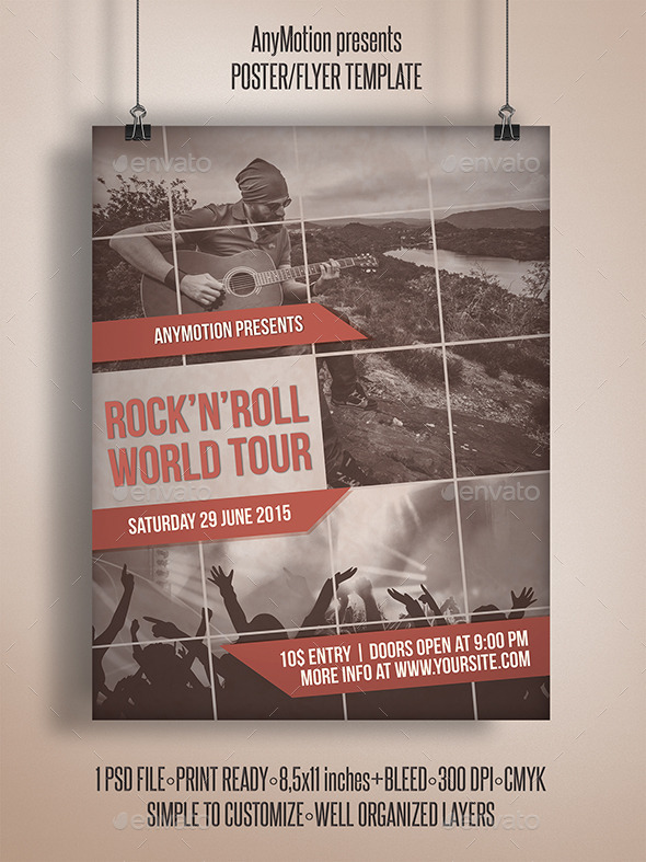GraphicRiver Indie Band Tour Flyer 11006414 GraphicRiver Indie Band Tour Flyer 11006414