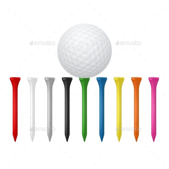 GraphicRiver Golf Set 11006470 GraphicRiver Golf Set 11006470