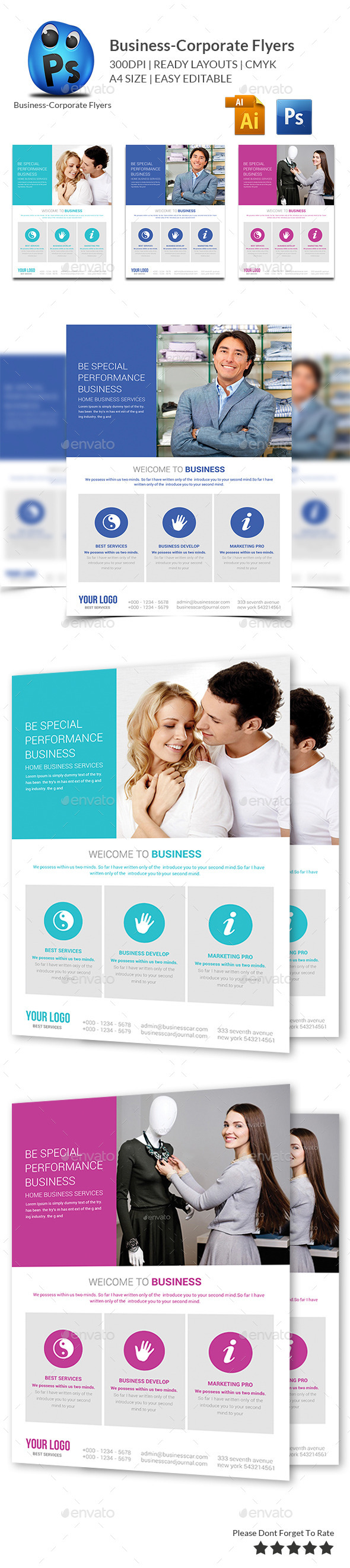 GraphicRiver Corporate Business Flyer Template 11006476 GraphicRiver Corporate Business Flyer Template 11006476