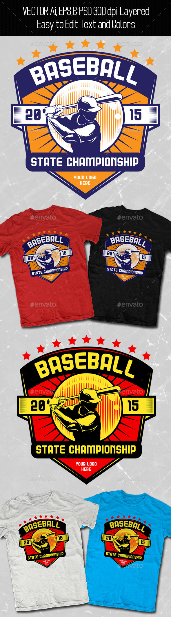 GraphicRiver Baseball T-shirt Template 11006553 GraphicRiver Baseball T-shirt Template 11006553