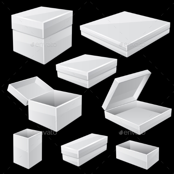 GraphicRiver White Boxes 11006573 GraphicRiver White Boxes 11006573