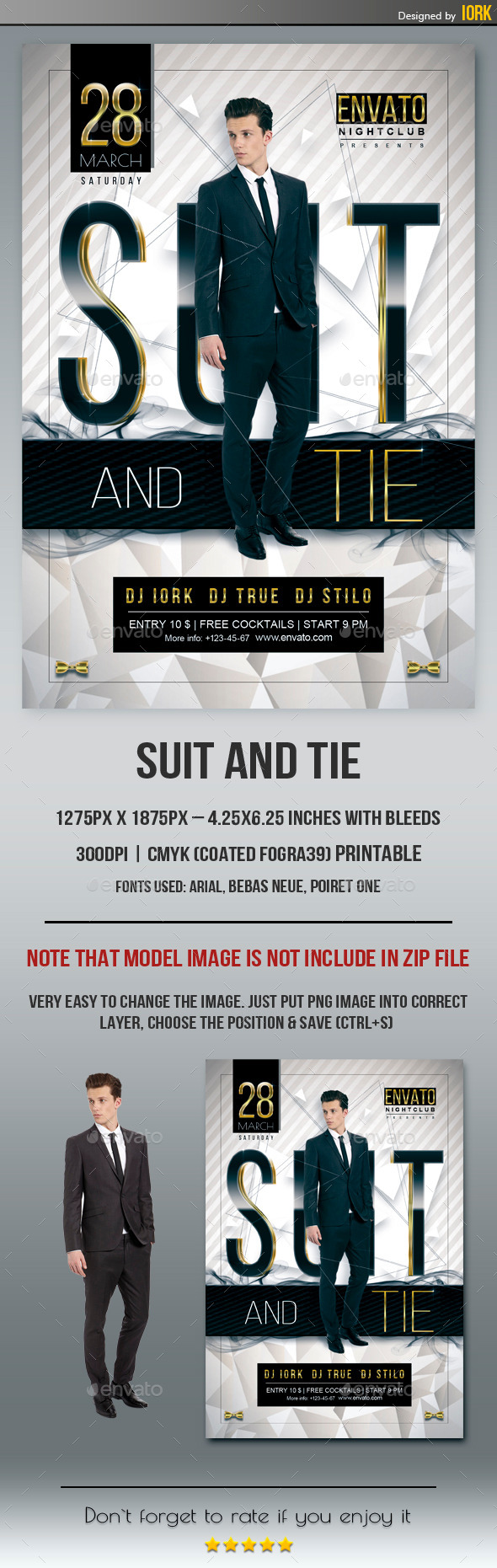 GraphicRiver Suit and Tie Party flyer 11006602 GraphicRiver Suit and Tie Party flyer 11006602