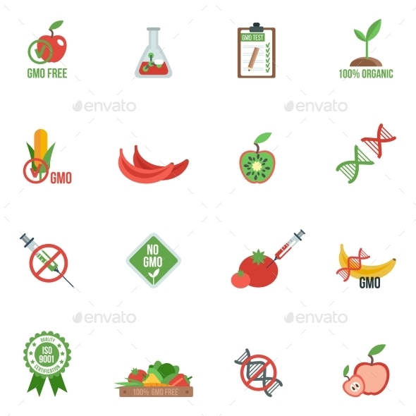 Gmo Icons Flat (Food)