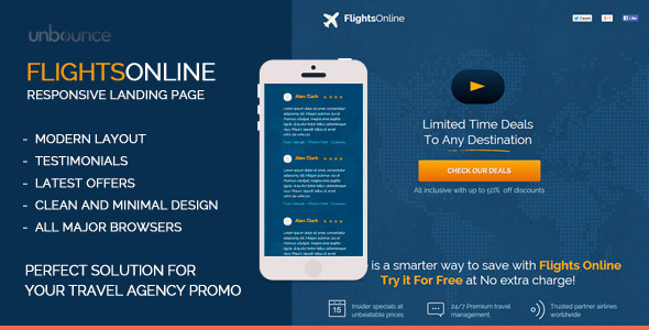 ThemeForest FlightsOnline Responsive Unbounce Landing Page 11007938 ThemeForest FlightsOnline Responsive Unbounce Landing Page 11007938