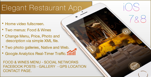 CodeCanyon Restaurant Elegant Template IOS 11007951 CodeCanyon Restaurant Elegant Template IOS 11007951