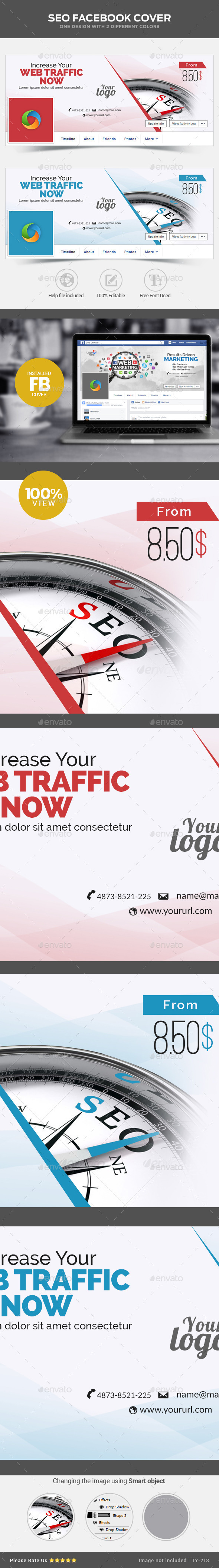 GraphicRiver SEO Facebook Cover 11008338 GraphicRiver SEO Facebook Cover 11008338