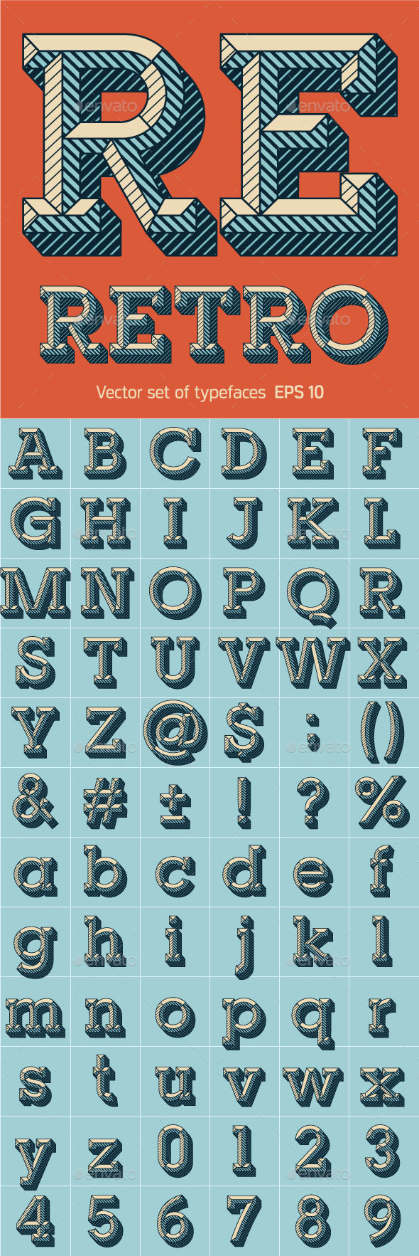 GraphicRiver Font set of Engraved Letters 11009916 GraphicRiver Font set of Engraved Letters 11009916