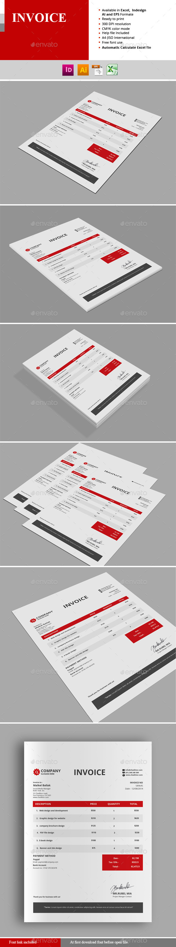 GraphicRiver Invoice 11010110 GraphicRiver Invoice 11010110