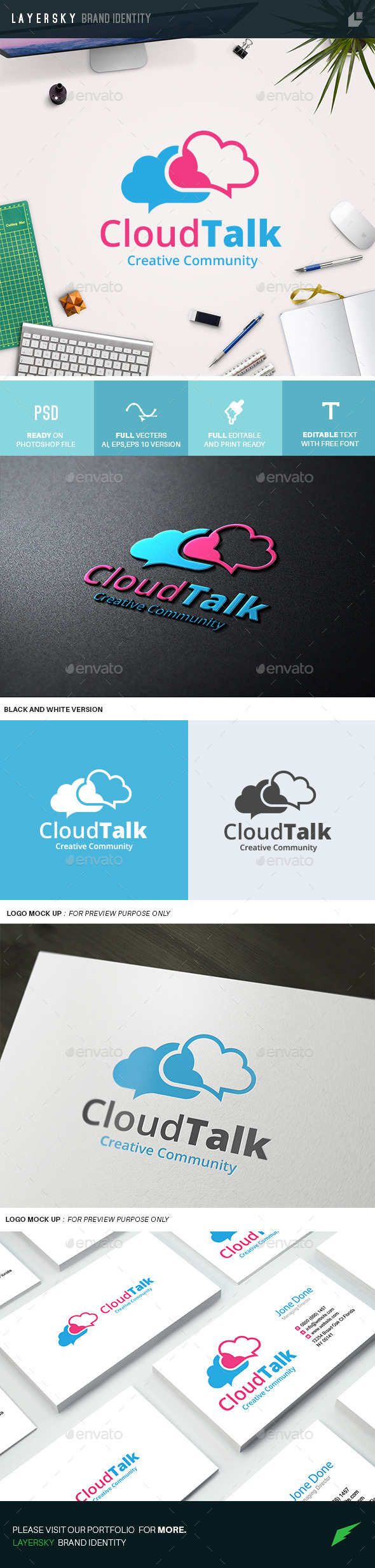 GraphicRiver Cloud Talk 11010232 GraphicRiver Cloud Talk 11010232