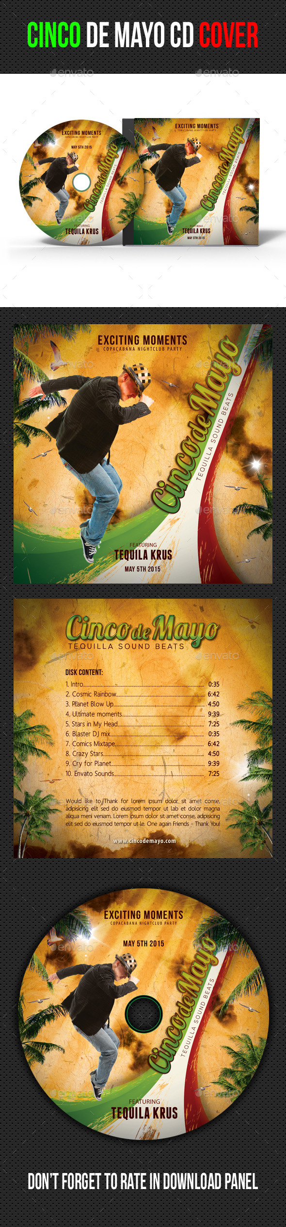 GraphicRiver Cinco de Mayo CD Cover Artwork 11010460 GraphicRiver Cinco de Mayo CD Cover Artwork 11010460
