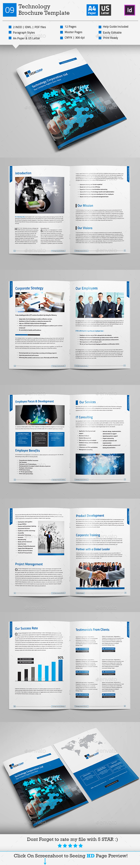 GraphicRiver Technology Brochure Template V9 10980664 GraphicRiver Technology Brochure Template V9 10980664