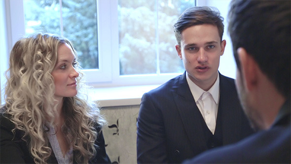 Successful Businessmen Discussing Business Successful Businessmen Discussing Business