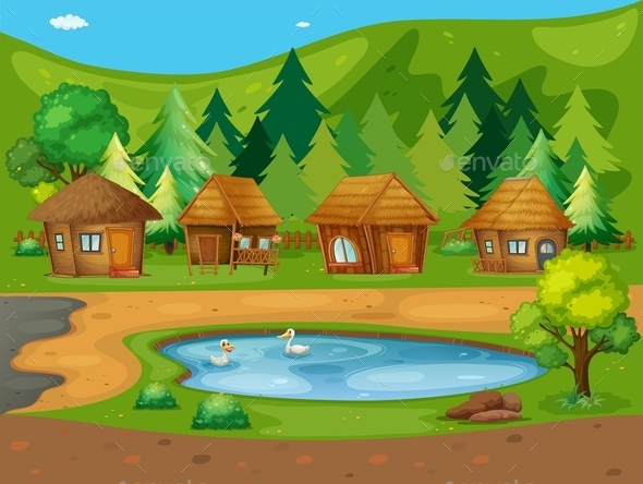 GraphicRiver Huts 11011097 GraphicRiver Huts 11011097