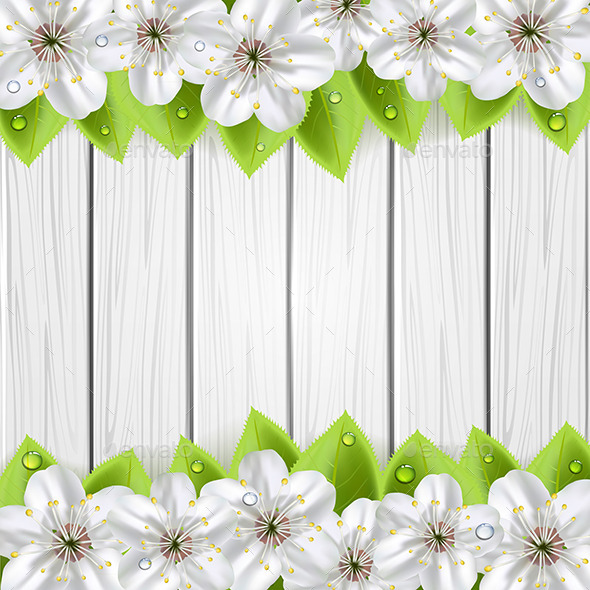 GraphicRiver Flower on Wooden Background 11011129 GraphicRiver Flower on Wooden Background 11011129