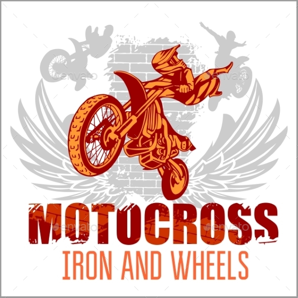 GraphicRiver Motocross Sport Grunge Poster 11011572 GraphicRiver Motocross Sport Grunge Poster 11011572