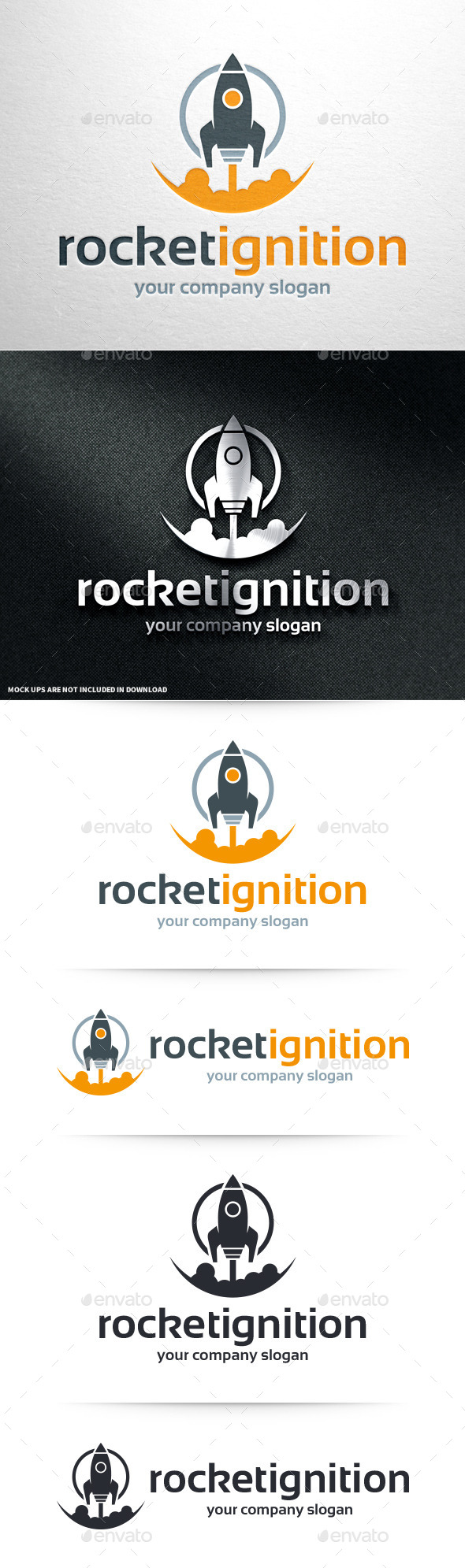 Rocket Ignition Logo Template (Objects)