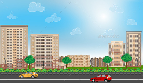 GraphicRiver Summer City 11015570 GraphicRiver Summer City 11015570