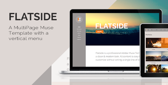 ThemeForest Flatside MultiPage Muse Template 11015634 ThemeForest Flatside MultiPage Muse Template 11015634