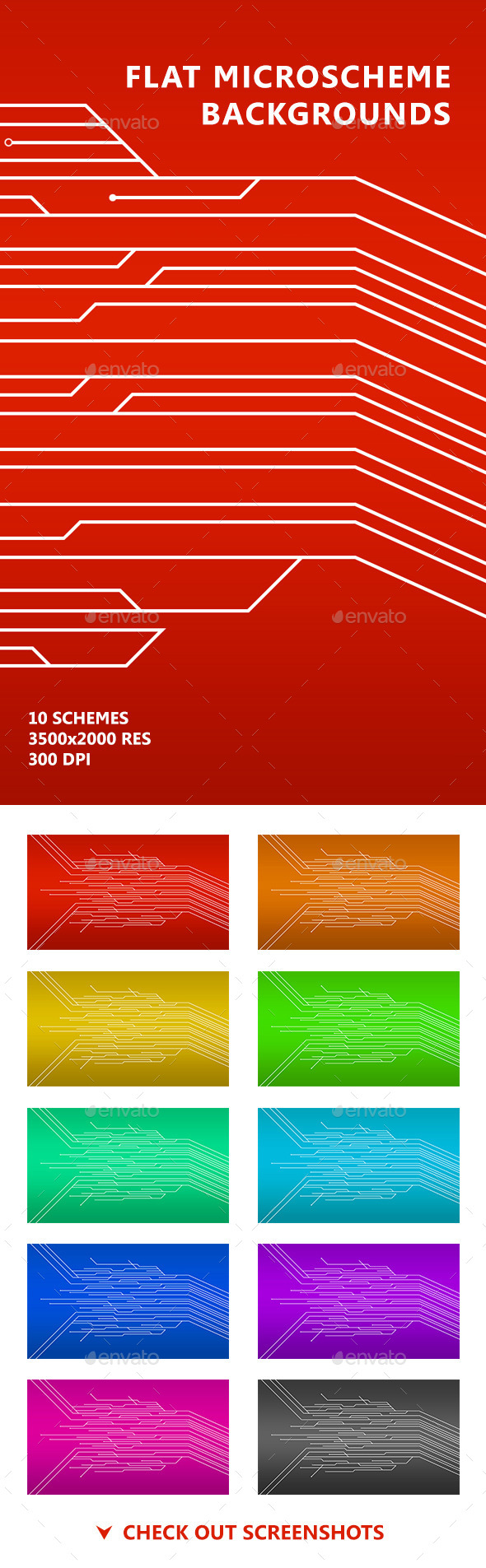 GraphicRiver Flat Microscheme Backgrounds 11016226 GraphicRiver Flat Microscheme Backgrounds 11016226