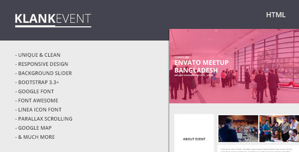 ThemeForest Klank Event Event Landing Page 11016914 ThemeForest Klank Event Event Landing Page 11016914