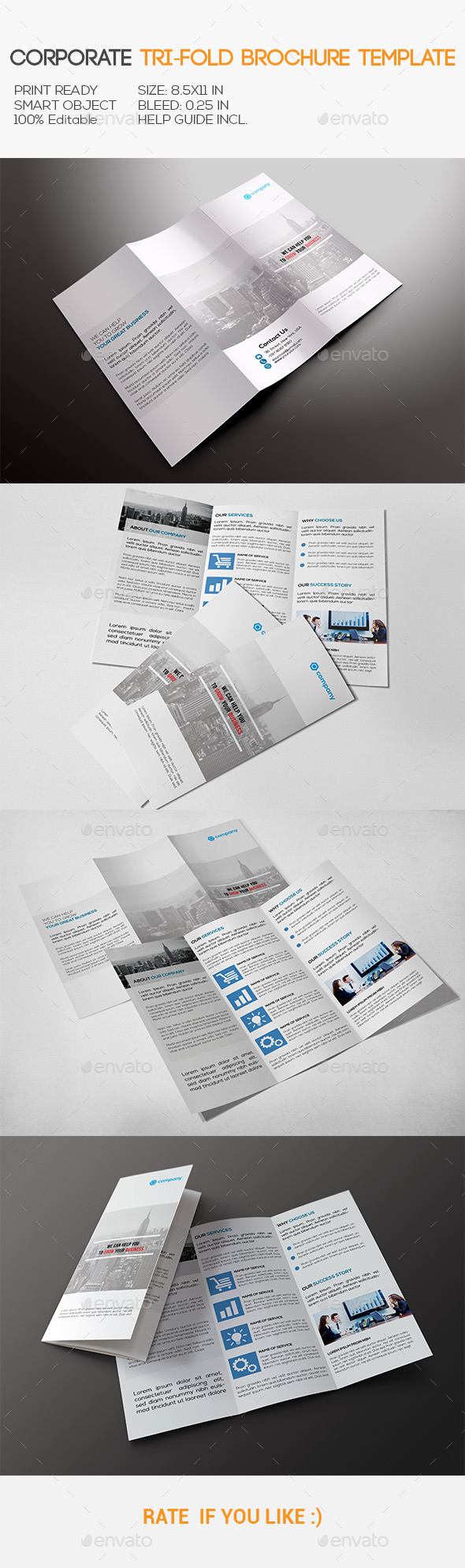 GraphicRiver Corporate Tri-Fold Brochure 11017715 GraphicRiver Corporate Tri-Fold Brochure 11017715