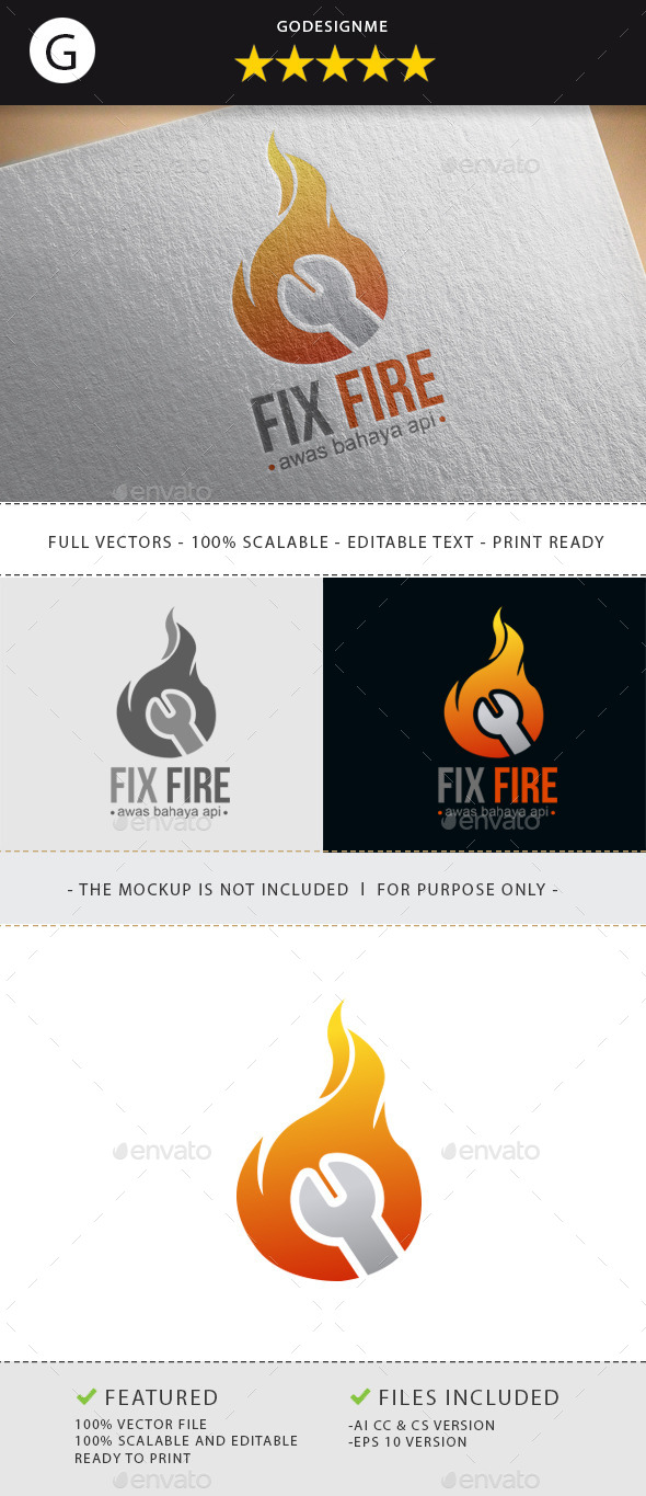 GraphicRiver Fix Fire 11019339 GraphicRiver Fix Fire 11019339