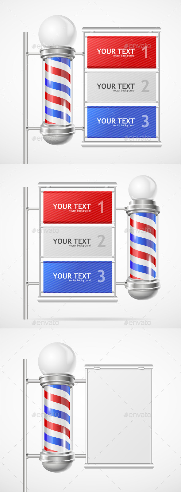 GraphicRiver Barber Shop Pole 11020326 GraphicRiver Barber Shop Pole 11020326
