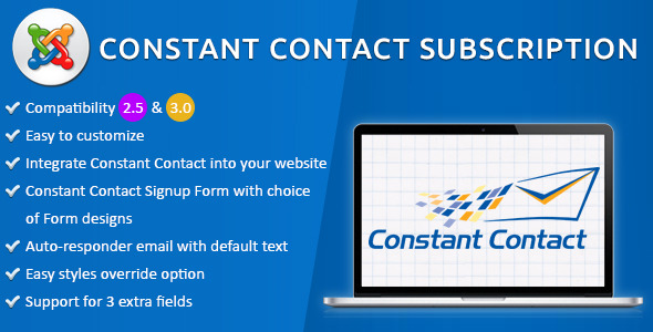 CodeCanyon Joomla Constant Contact Subscription 11020553 CodeCanyon Joomla Constant Contact Subscription 11020553