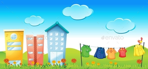 GraphicRiver Urban Scene 11020570 GraphicRiver Urban Scene 11020570