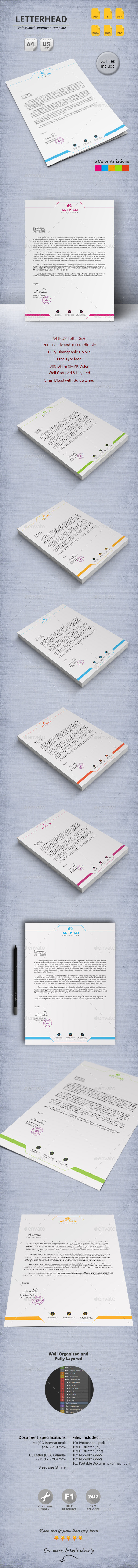 GraphicRiver Letterhead 11020783 GraphicRiver Letterhead 11020783