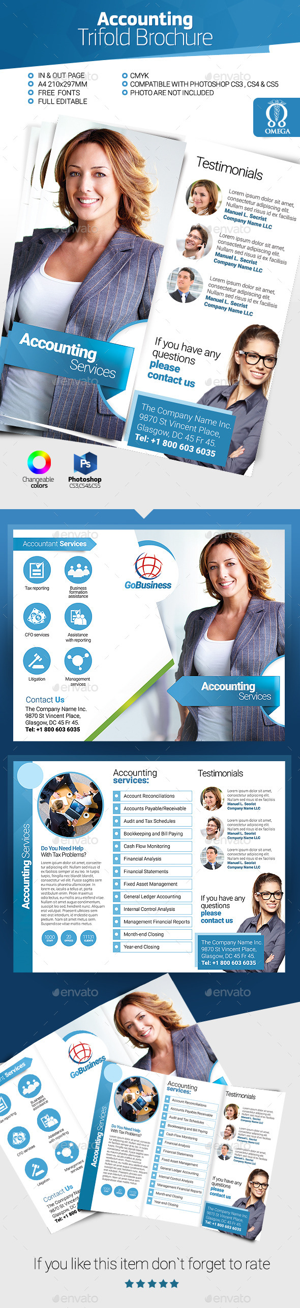 GraphicRiver Accountant Trifold Brochure 11021598 GraphicRiver Accountant Trifold Brochure 11021598