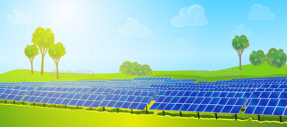 GraphicRiver Modern Solar Panels 11022270 GraphicRiver Modern Solar Panels 11022270