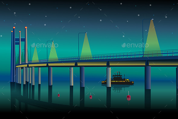 GraphicRiver Modern Bridge 11023013 GraphicRiver Modern Bridge 11023013