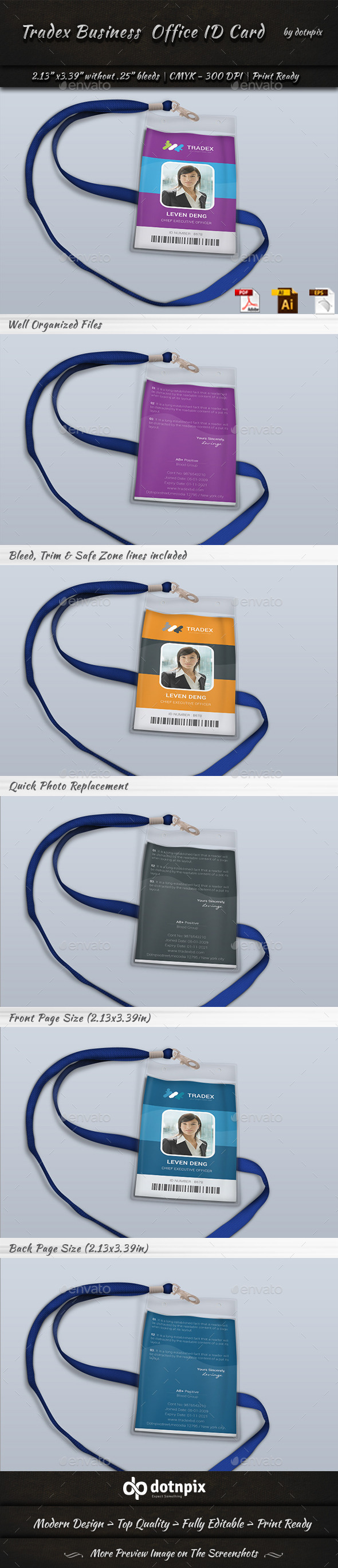 GraphicRiver Tradex Business Office ID Card 11023038 GraphicRiver Tradex Business Office ID Card 11023038