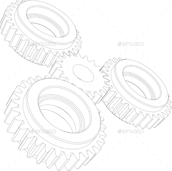 GraphicRiver Gears Perspective 11023282 GraphicRiver Gears Perspective 11023282