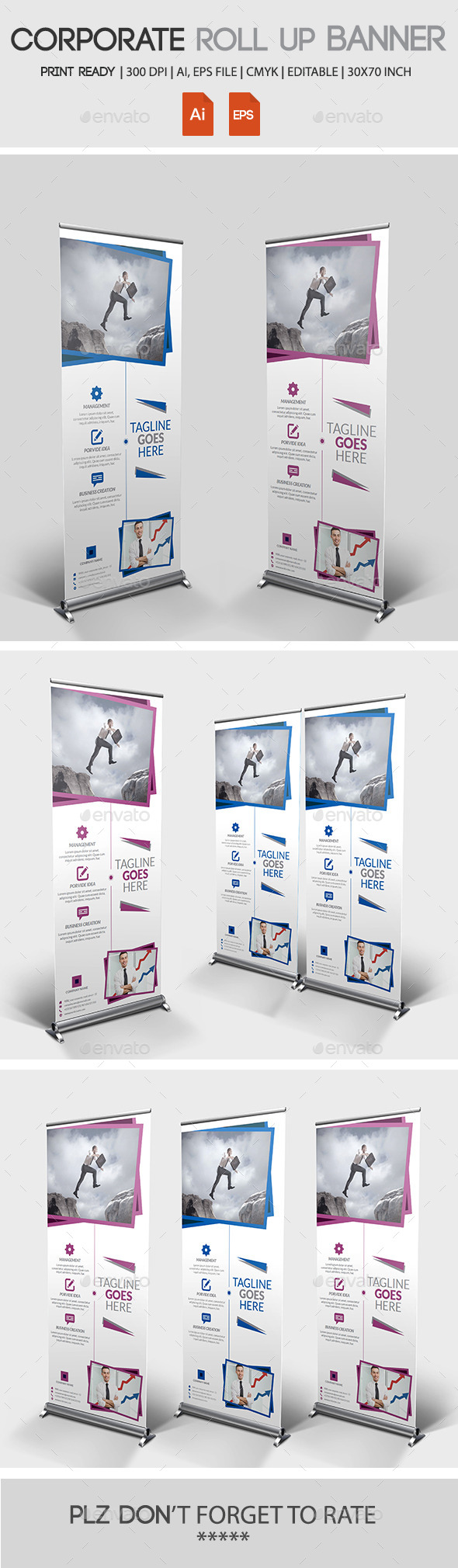 GraphicRiver Corporate Roll Up Banner 11023392 GraphicRiver Corporate Roll Up Banner 11023392