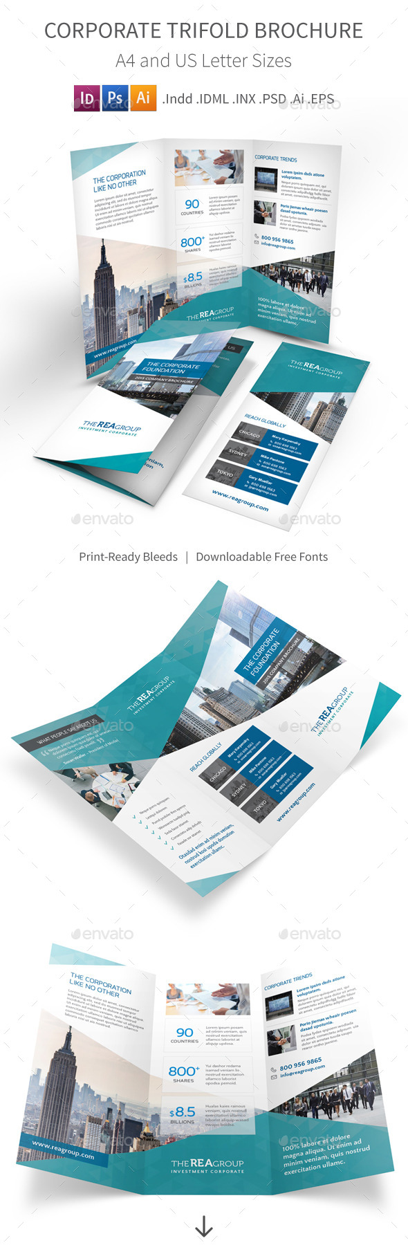 GraphicRiver Corporate Trifold Brochure 11023834 GraphicRiver Corporate Trifold Brochure 11023834
