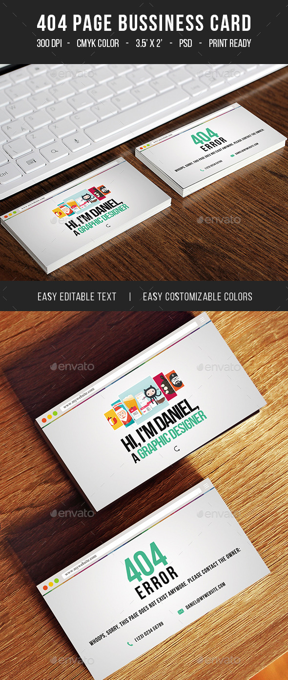 GraphicRiver 404 Page Bussiness Card 10968469 GraphicRiver 404 Page Bussiness Card 10968469