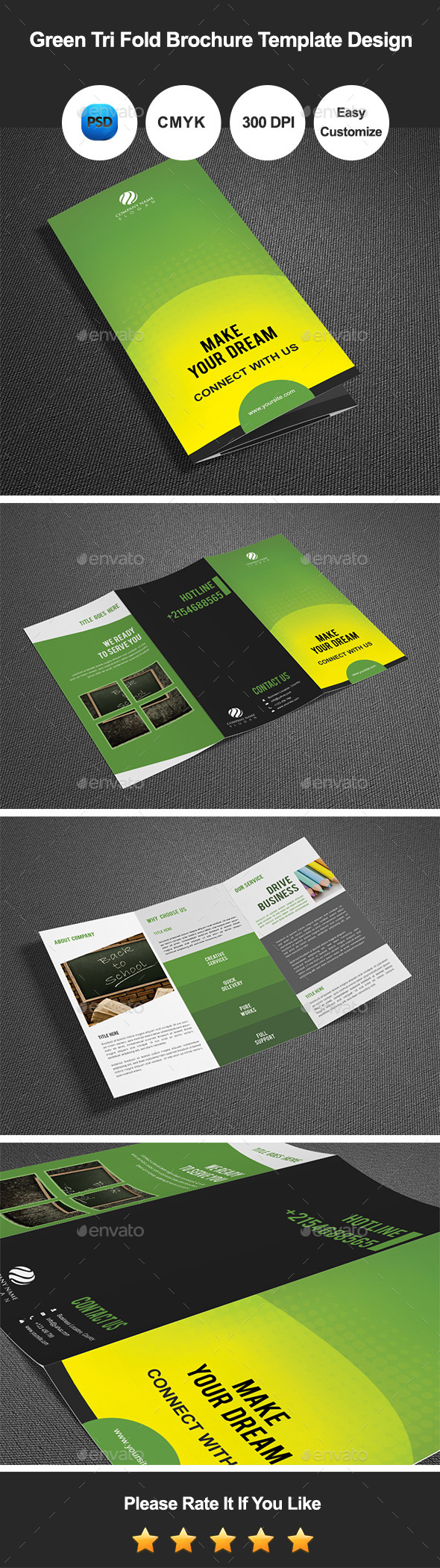 GraphicRiver Green Tri Fold Brochure Template Design 11024449 GraphicRiver Green Tri Fold Brochure Template Design 11024449