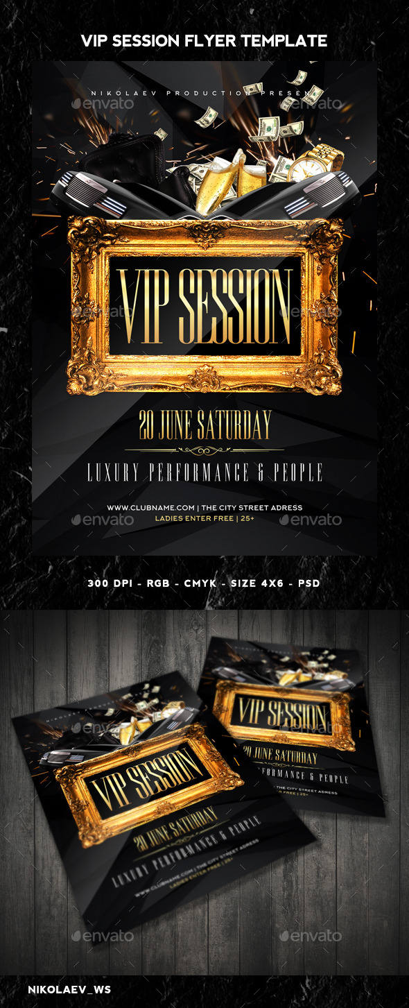 GraphicRiver Vip Session Flyer 10993206 GraphicRiver Vip Session Flyer 10993206