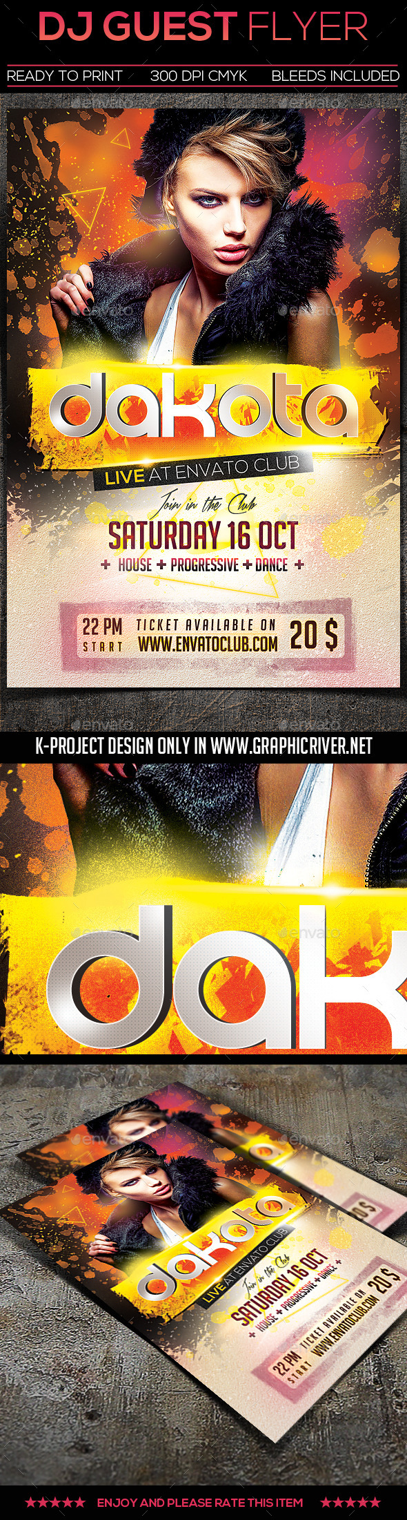 GraphicRiver Guest DJ Flyer 11025571 GraphicRiver Guest DJ Flyer 11025571