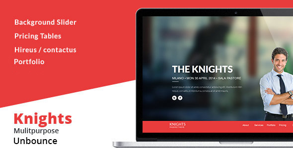 Knights Multipurpose UnbounceTemplate