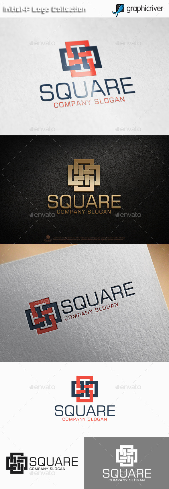 GraphicRiver Square Logo 11026014 GraphicRiver Square Logo 11026014