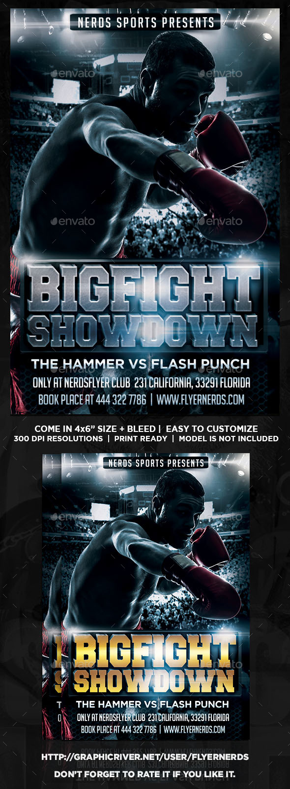 GraphicRiver Big Fight Showdown Boxing Championships Flyer 11026589 GraphicRiver Big Fight Showdown Boxing Championships Flyer 11026589